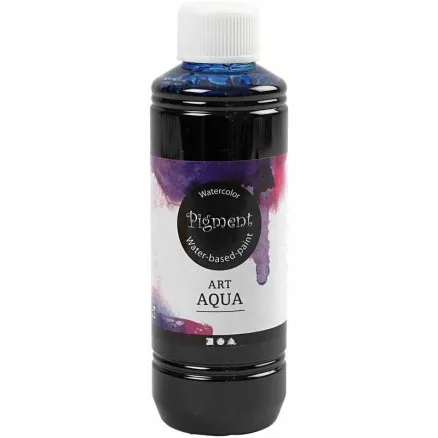 Flüssige Aquarellfarbe, blau, 250 ml/1 Fl.