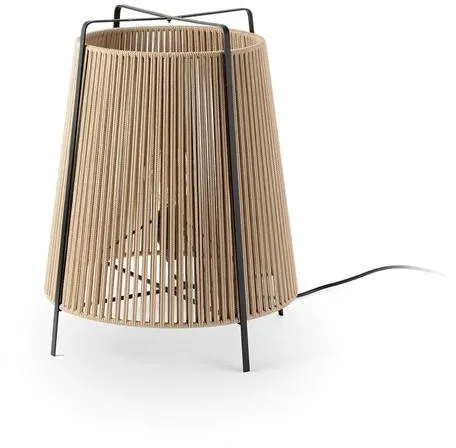 Faro AKANE Außen-Stehlampe Beige/Matt Schwarz