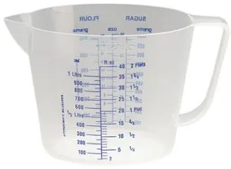 Stewart Messbecher, PP Kunststoff klar, 1 L