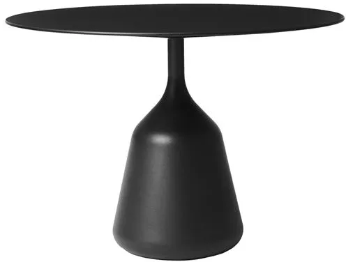 Niedriger Beistelltisch Wendelbo Coin Schwarz Laminat
