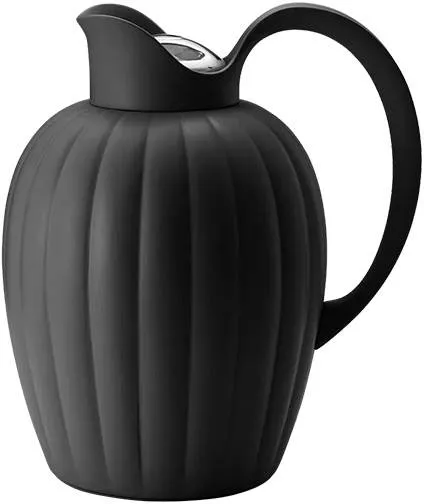 Georg Jensen Bernadotte Thermoskanne 1 l - Schwarz